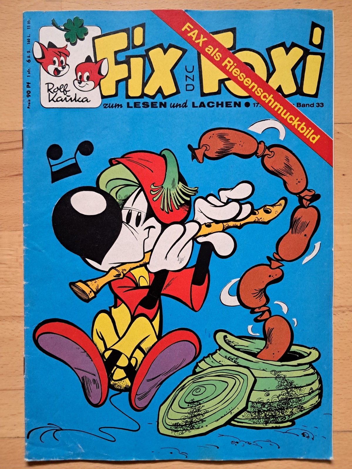 Rolf Kauka's Fix + Foxi 17° anno n.33 del 1969 con Puffi - Z1-2