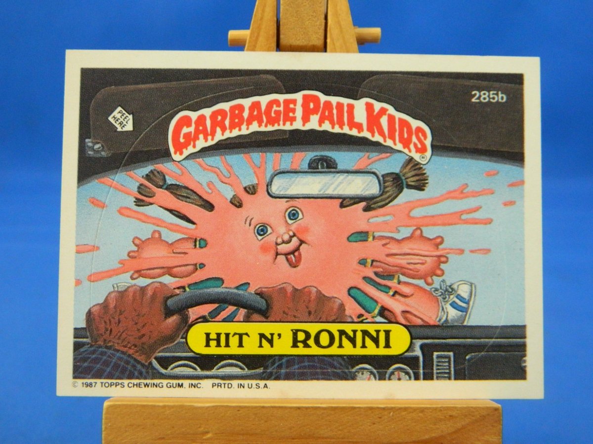 Hit N Ronni 285b Garbage Pail Kids 1987