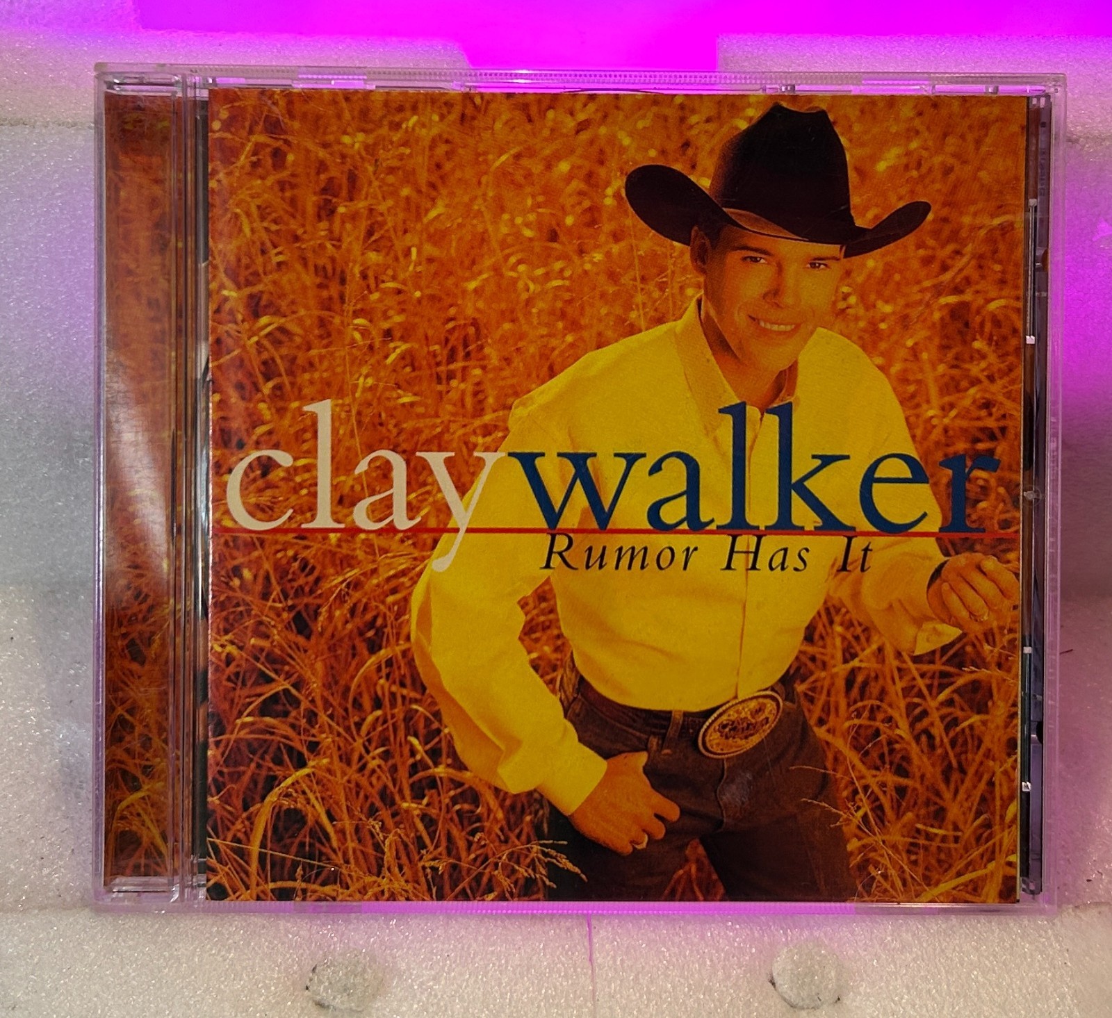 Rumor Has It by Clay Walker (CD, 1997, Giant) W/ Case, Tested