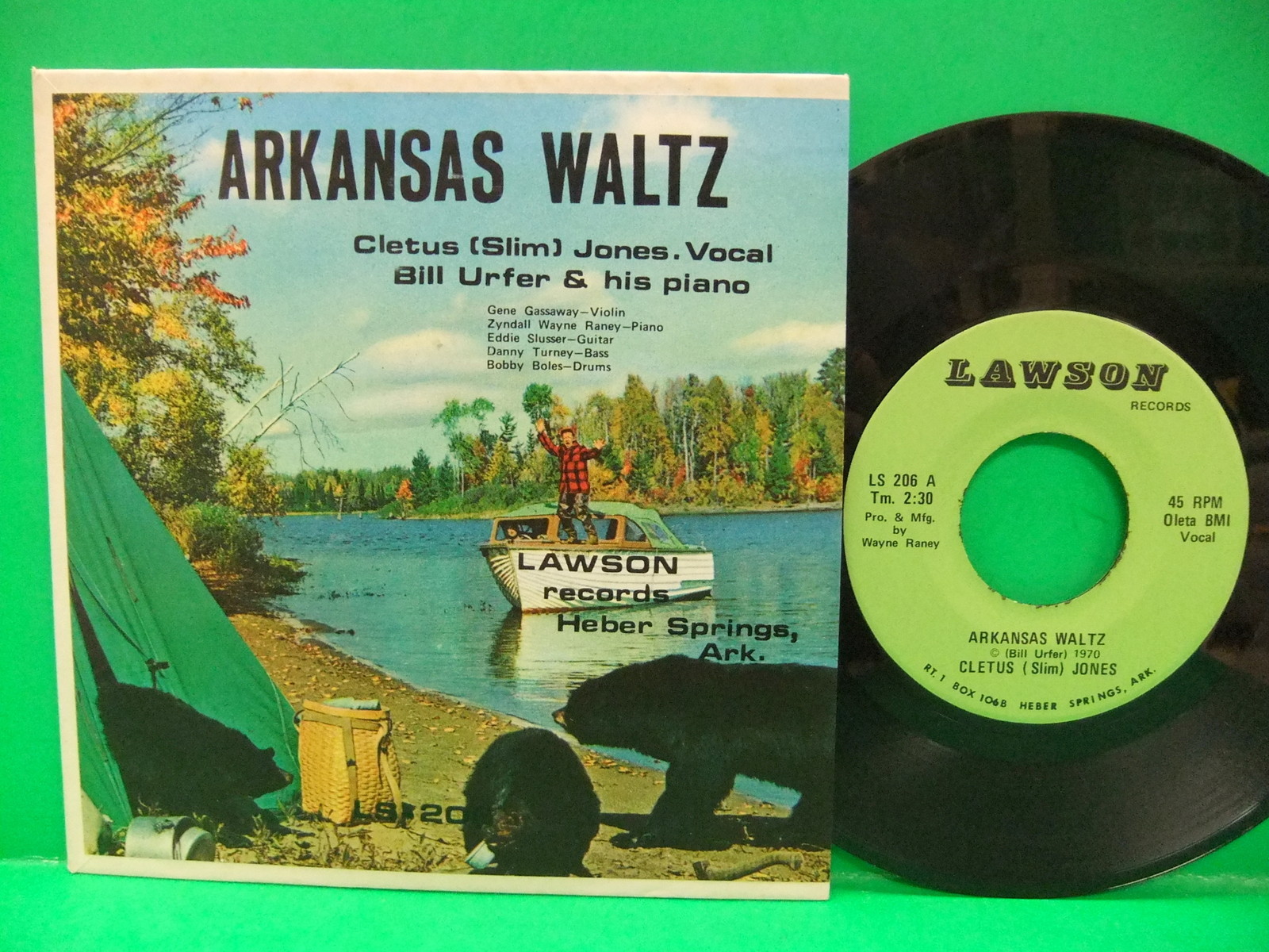 Cletus Slim Jones Bill Urfer Arkansas Waltz 1970 PS Lawson 206 Heber Springs AR