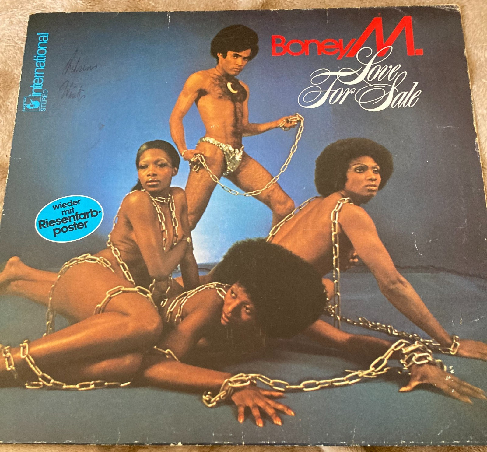 BONEY M. Love For Sale LP Vinile 12" Hansa International 1977 Senza Poster