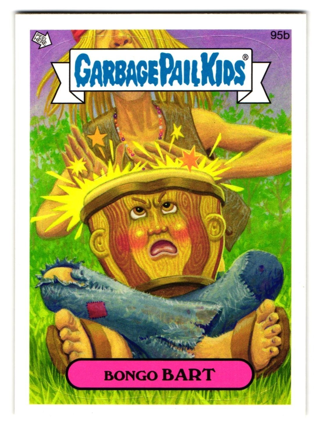 Drums Bongo BART GPK Garbage Pail Kids Topps 2013 Brand-New Series 2 #95b