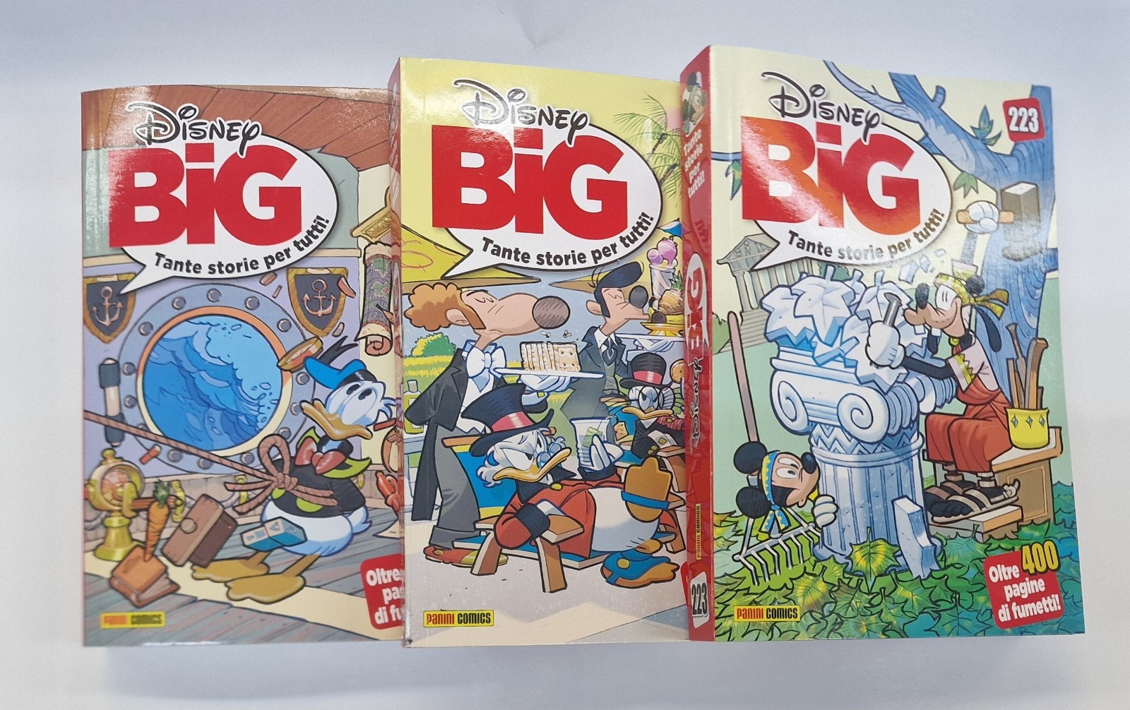 Disney BIG lotto 3 numeri 221-222-223 Panini Comics 2026 a colori