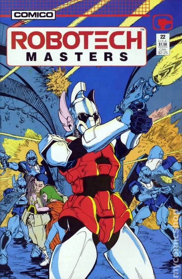 Robotech Masters #22 VF 1988 Immagine Stock