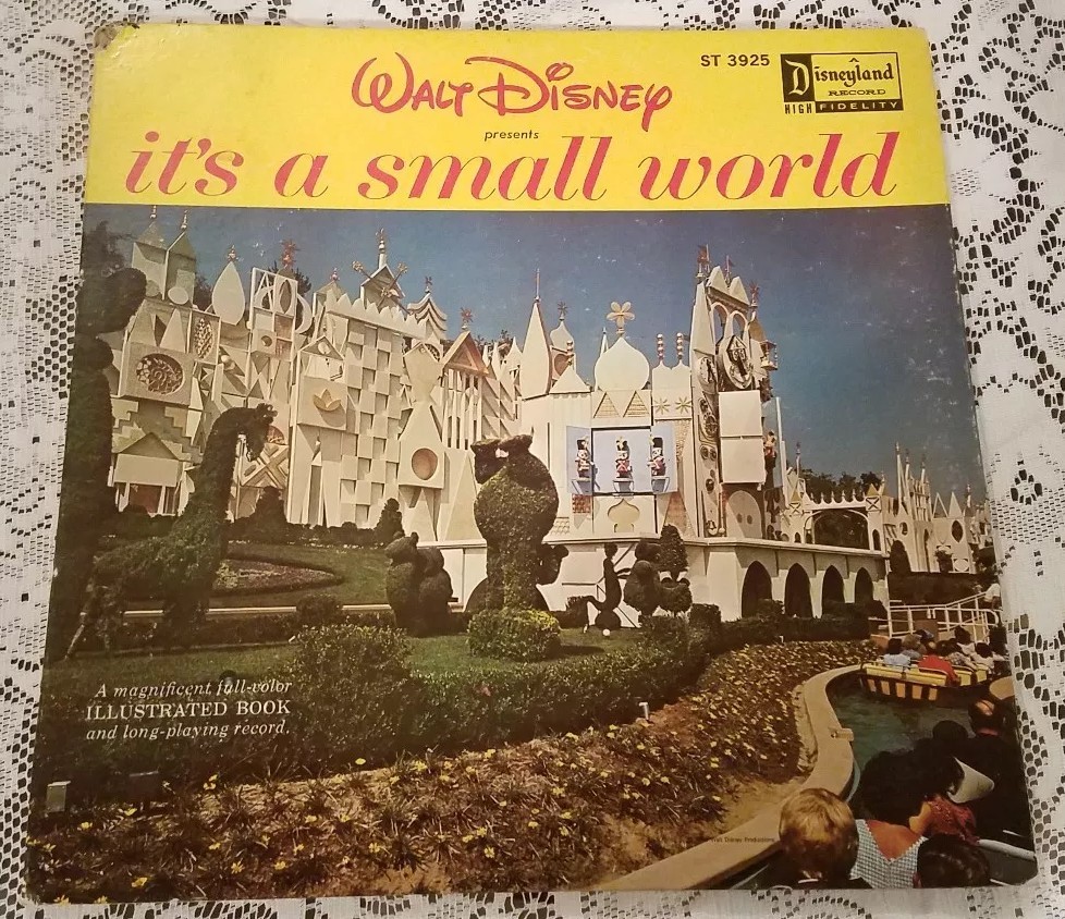 It's A Small World LP 3925 Disneyland 1964 Vinyl Record Book Songs Walt Disney