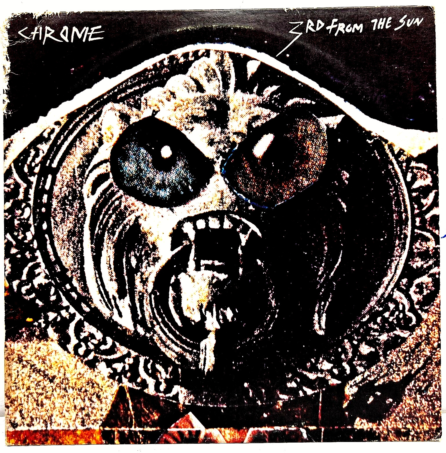 Chrome 3rd From The Sun 1982 Vinyl Siren Records 1st Press