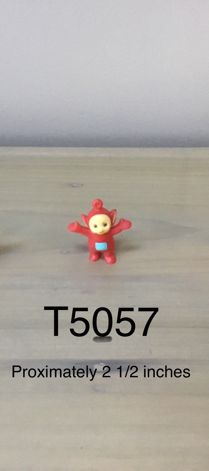 Figurina in PVC Teletubbies rosso Po 1998 vintage 2"