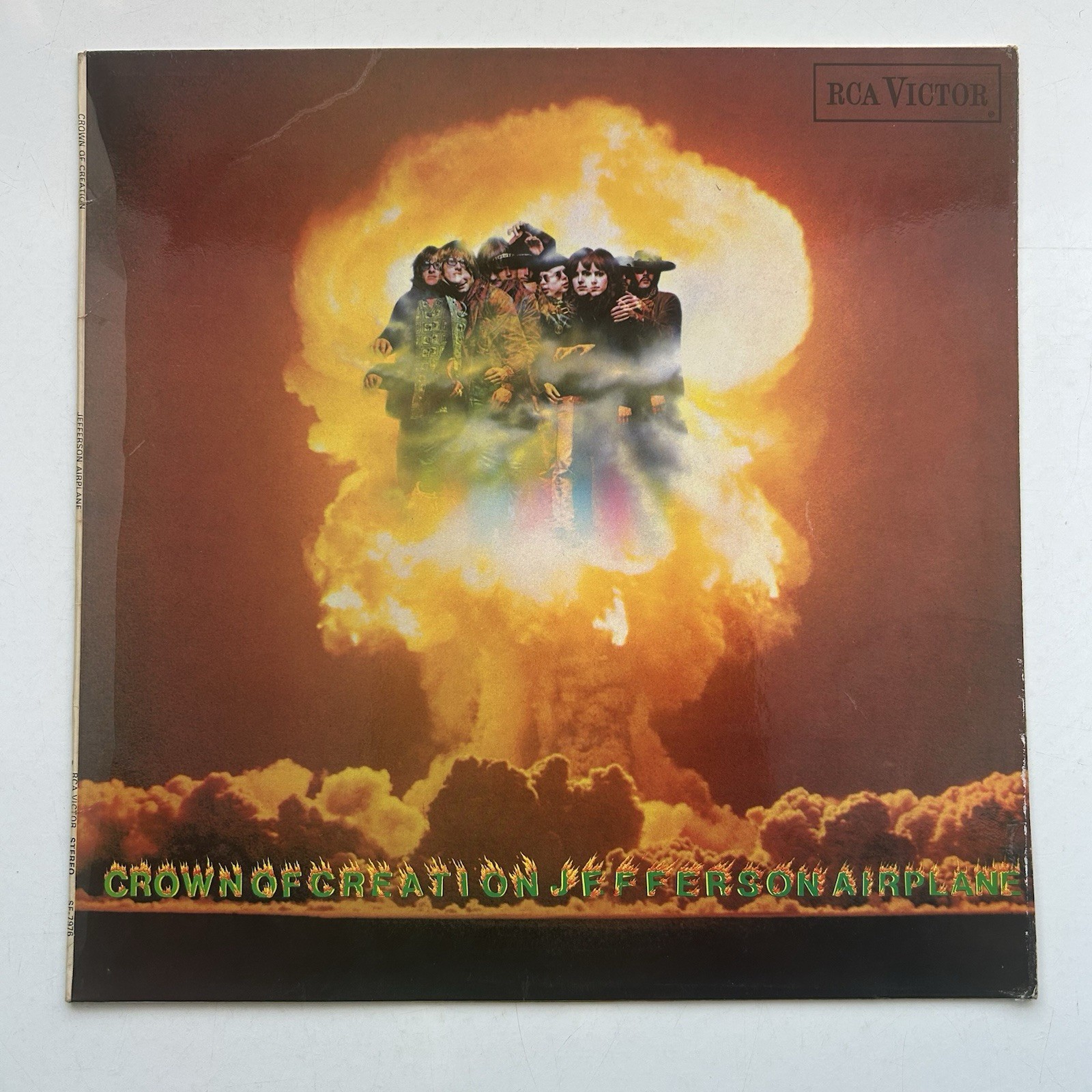 Jefferson Airplane ‎Crown Of Creation Vinyl LP Record 1968 Orange Labels SF7976