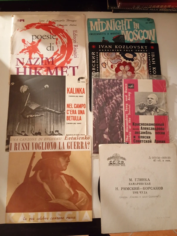 Dischi vinile 33/45 giri unione sovietica