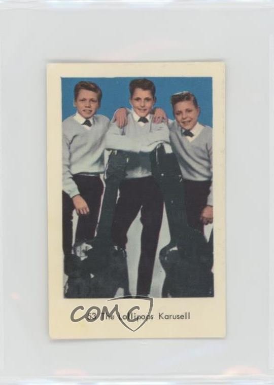 1964 Dutch Gum numerato set 1 (1-78) The Lollipops Karusell #53 06e0