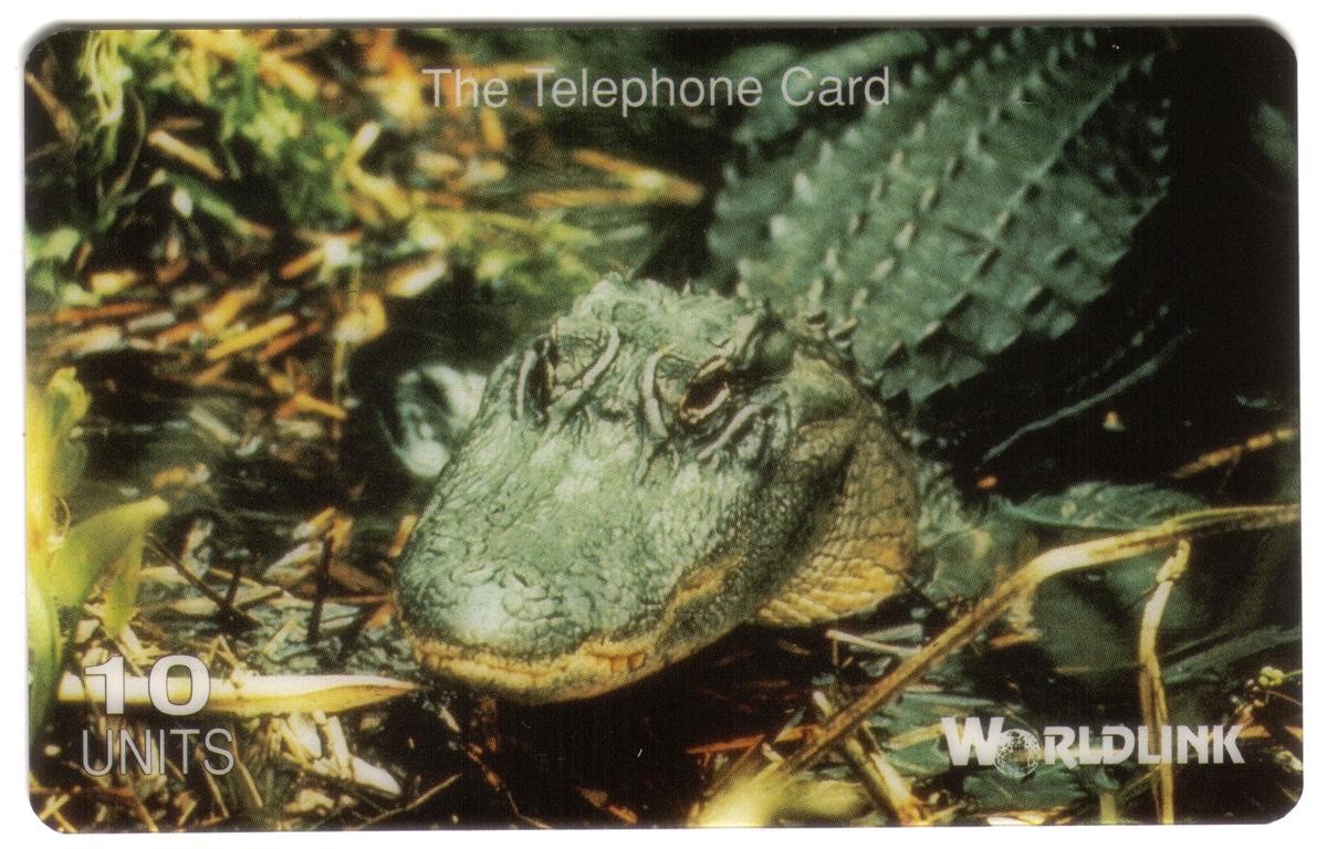 10U Coccodrillo Nel Pantano (Primo Piano) - Carta Telefonica Inglese
