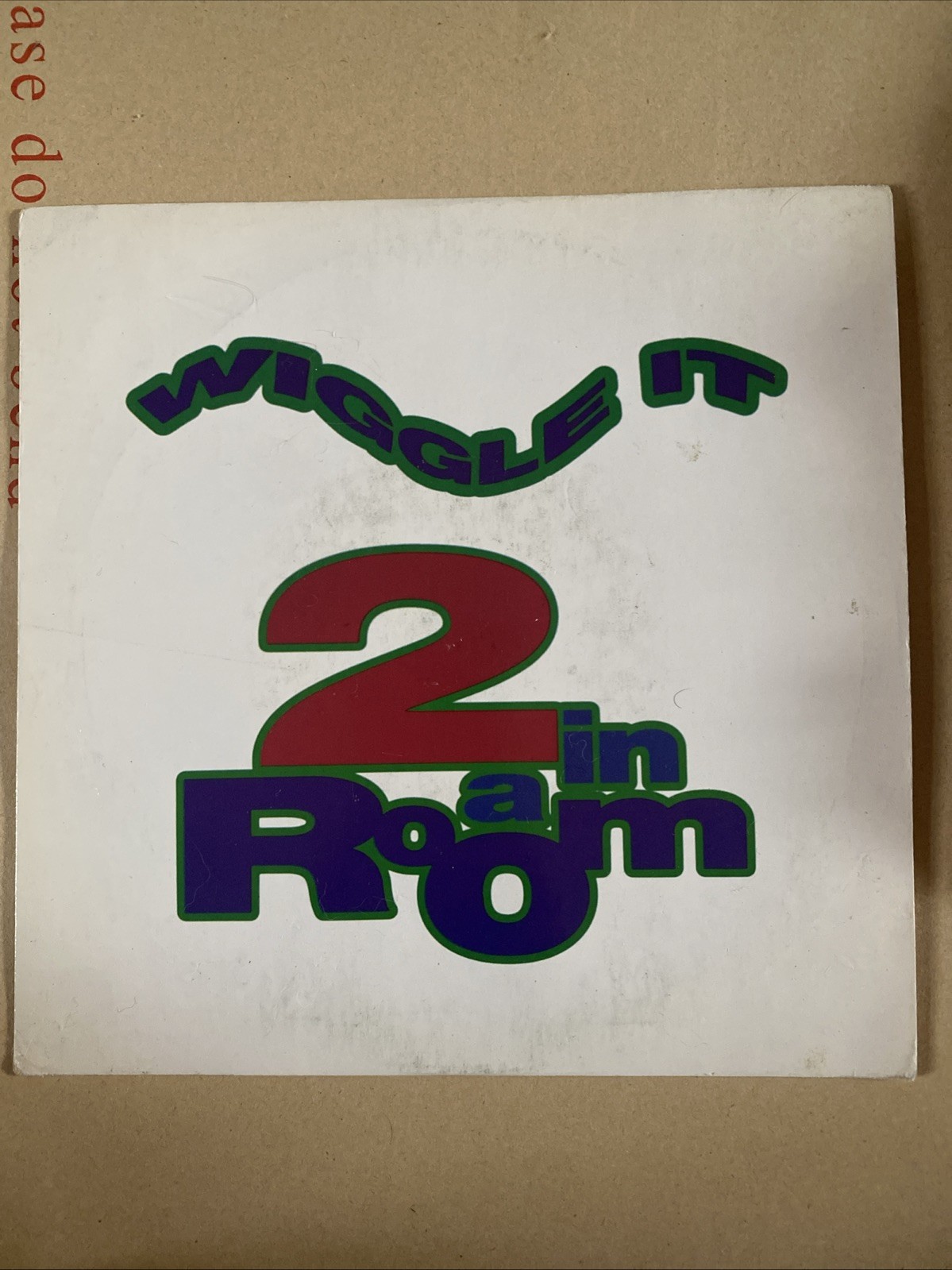 2 In A Room Wiggle It Take Me Away Vinyl Single 1990 Classic 90s Hip House