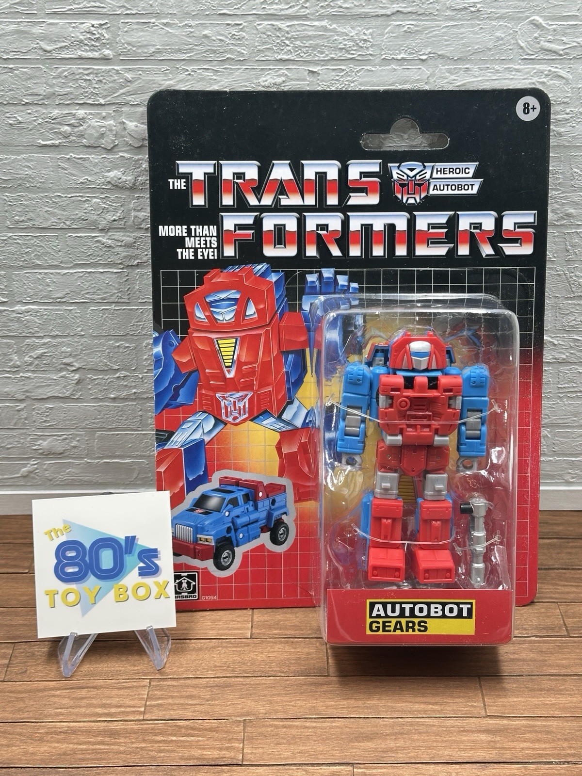 Transformers Retro G1 Autobot Gears Walmart Exclusive MOC Hasbro NEW SEALED