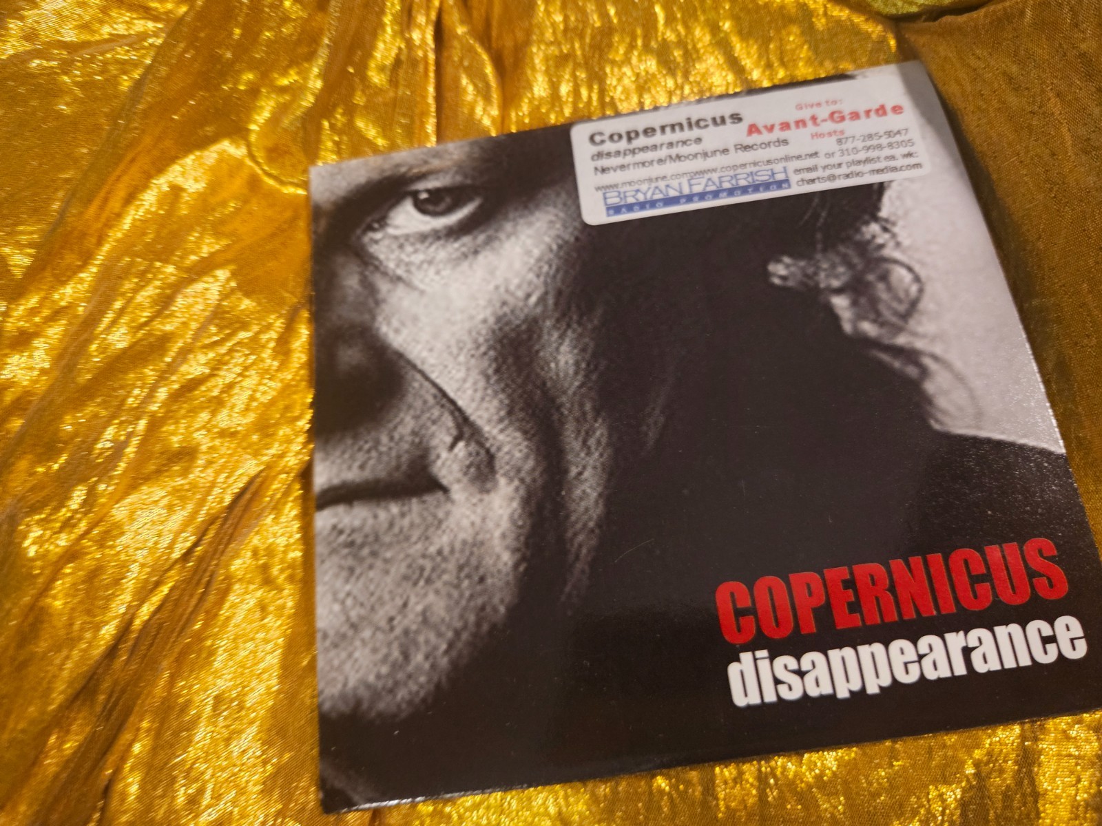 Disappearance by Copernicus (CD, 2009) the rare Compact Disc - only played once!