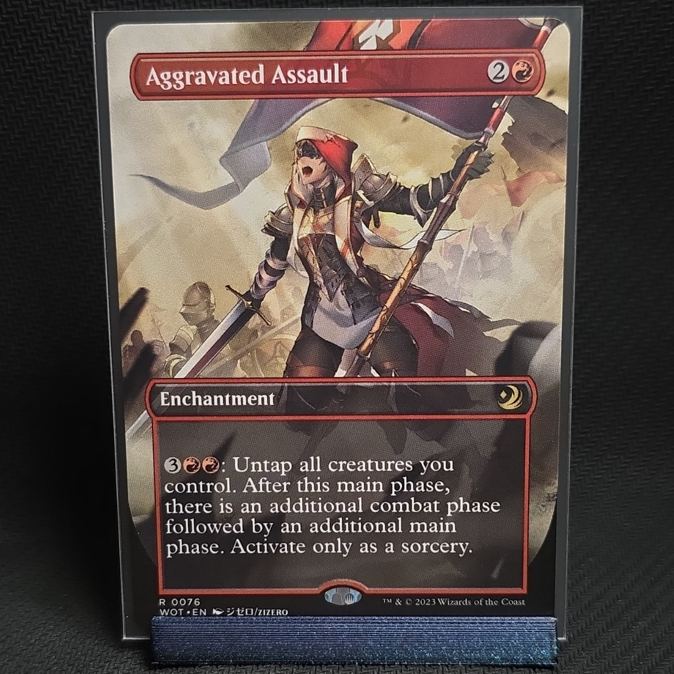 Wizards of the Coast Aggravated Assault Anime senza confini raro WOE:ET EN #0076