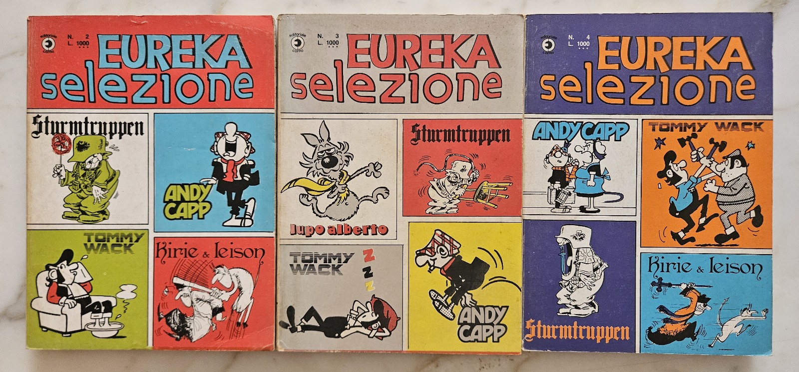 c6) EUREKA SELEZIONE lotto nn. 2-3-4-5-6-7-8-9-10  - ed. Corno 1979 - ottimo++
