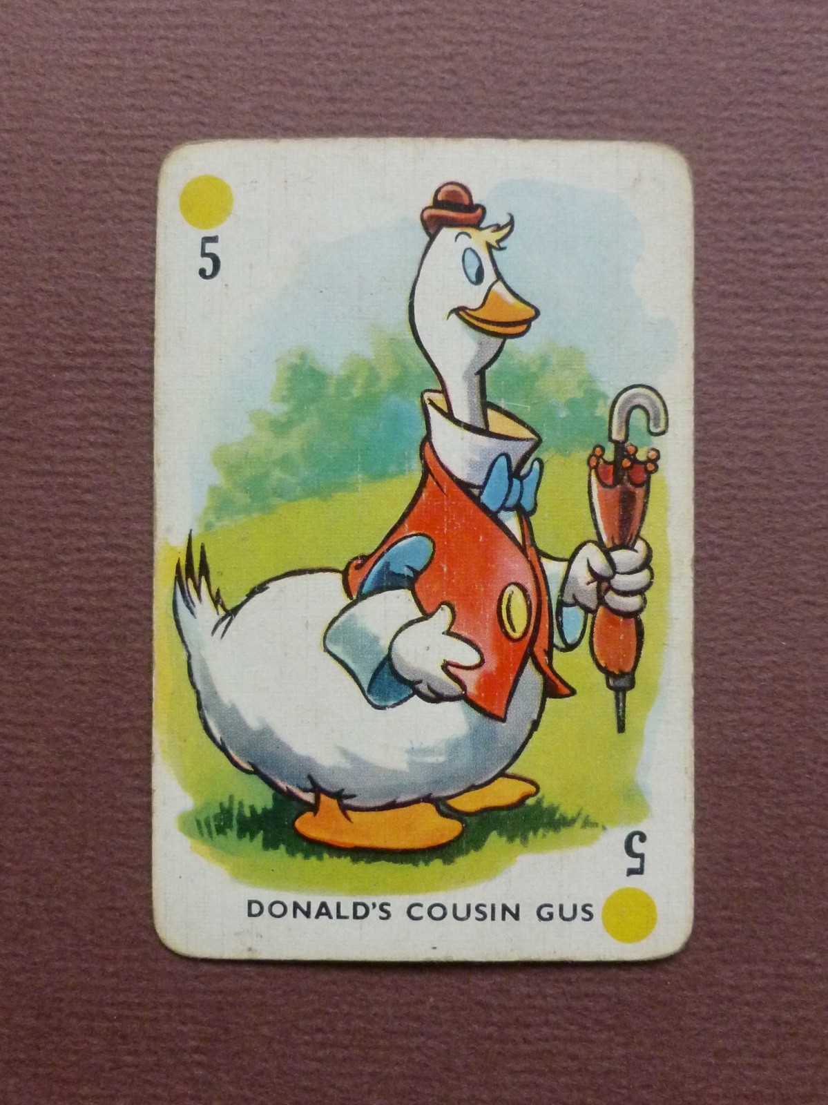 1939 Castell Bros - Walt Disney Mickey's Fun Fair - DONALD'S COUSIN GUS Red Back