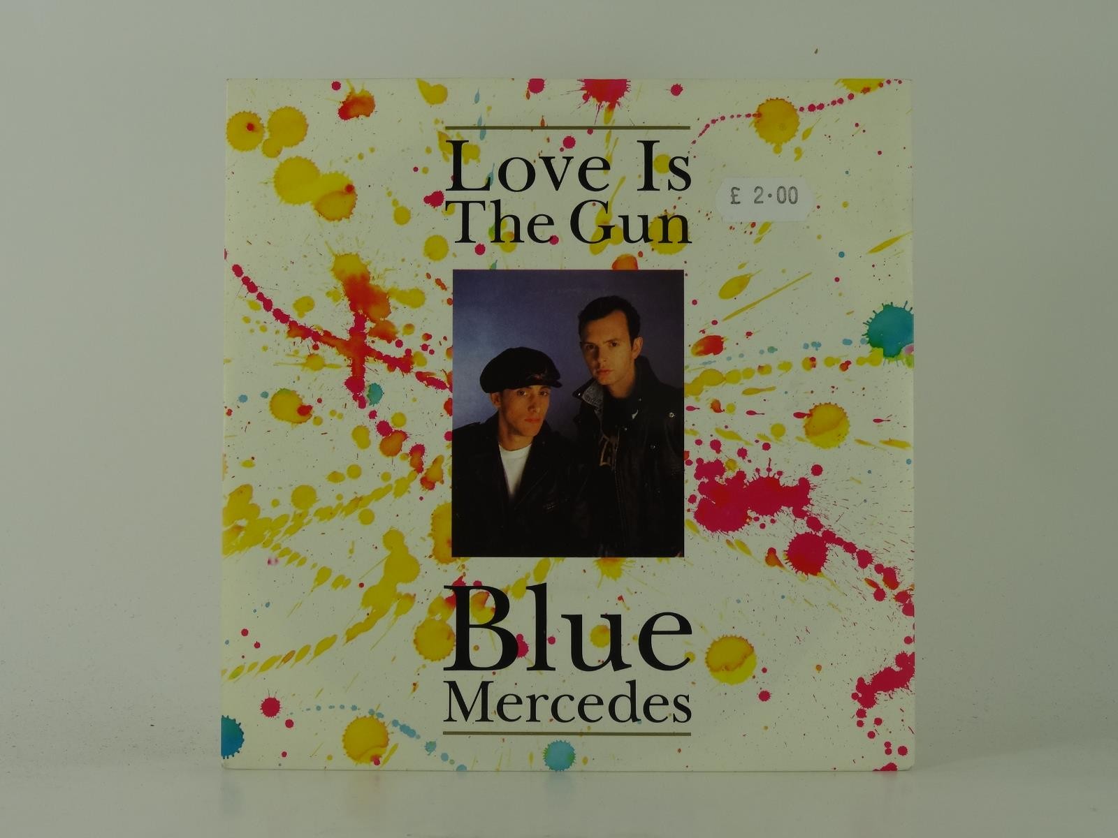 BLUE MERCEDES LOVE IS THE GUN (2) (24) 2 Track 7" Single including Picture Sleev