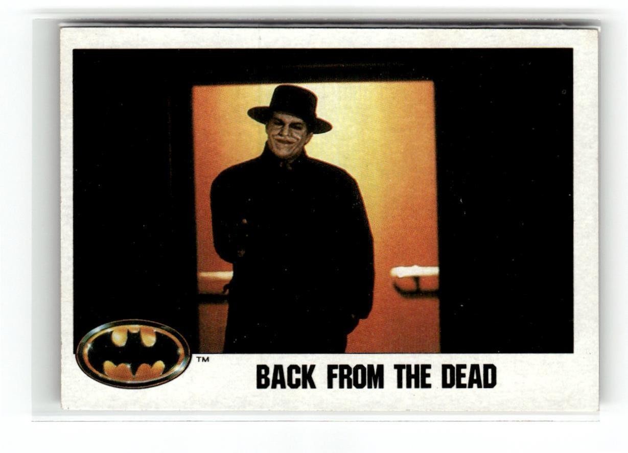 Carta Topps Batman il film 1989
