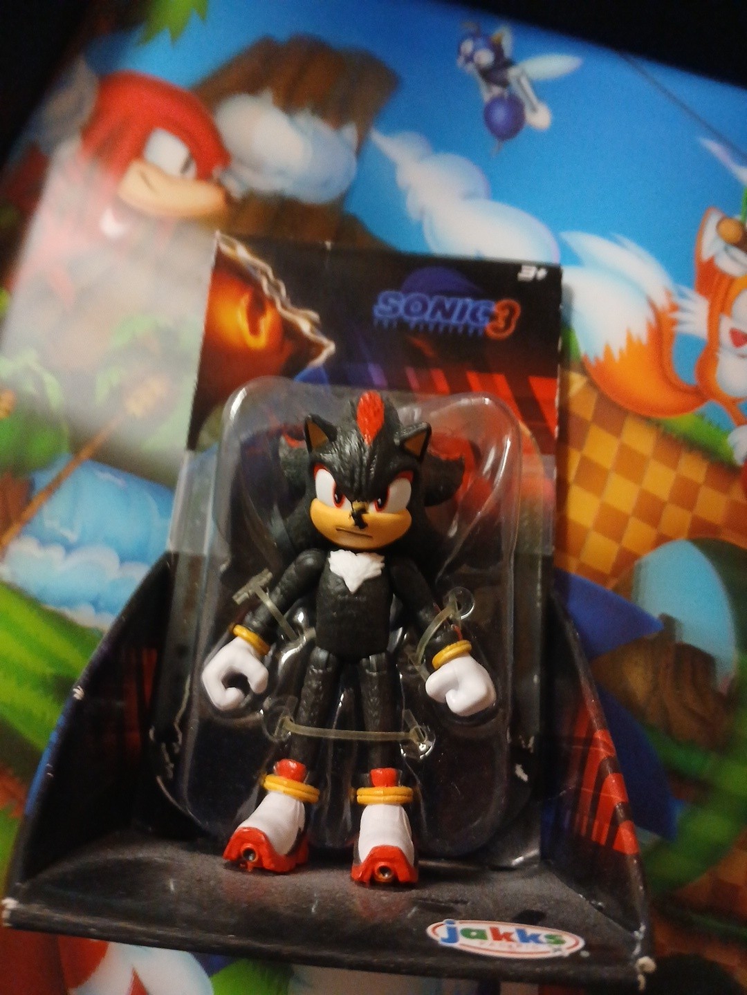 Sonic Movie 3 2,5 pollici Shadow Figure ha un difetto di vernice ma non è stato aperto.