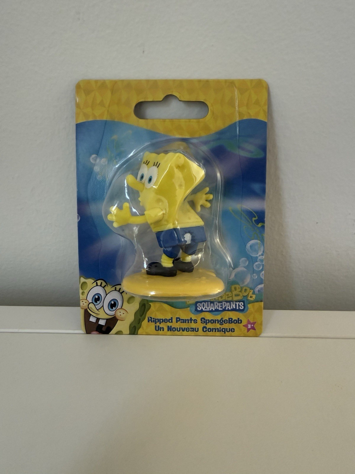 SpongeBob SquarePants pantaloni strappati minifigure giocattolo cake topper solo giocare nuovo con scatola