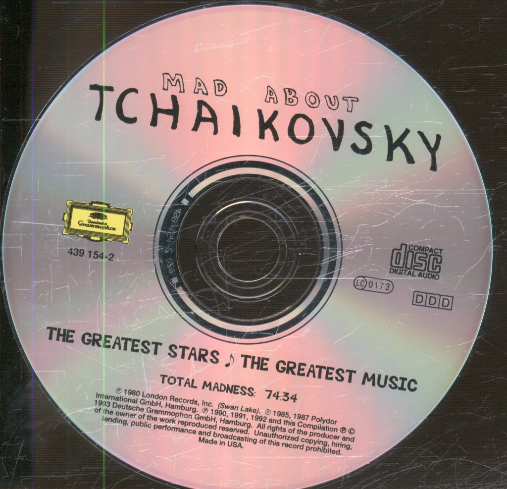 4391542 Various Artists Mad About Tchaikovsky CD USA Deutsche Grammophon 1993