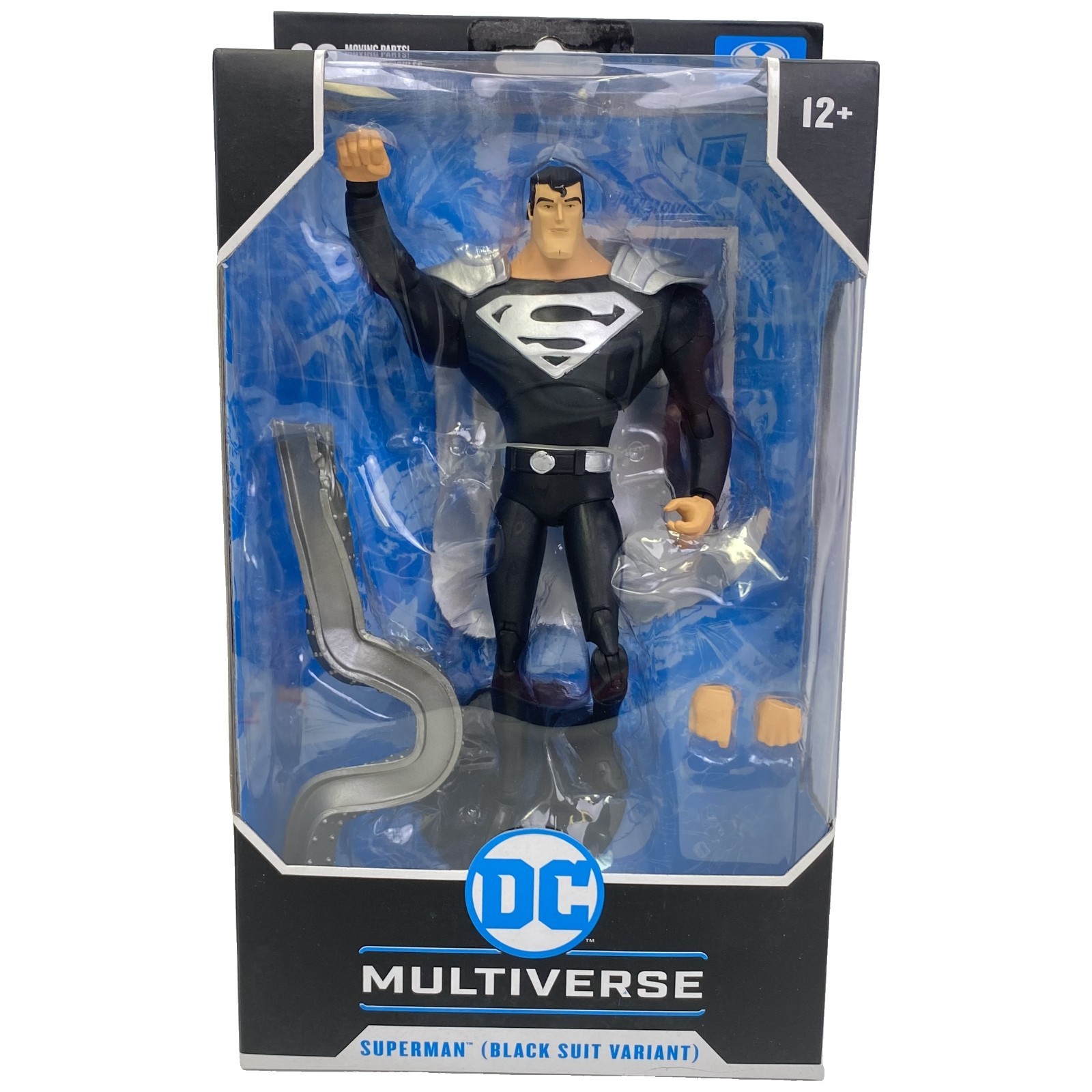 DC Multiverse Superman Black Suit Variant 7" Figure 2021 McFarlane Sigillato Nuovo