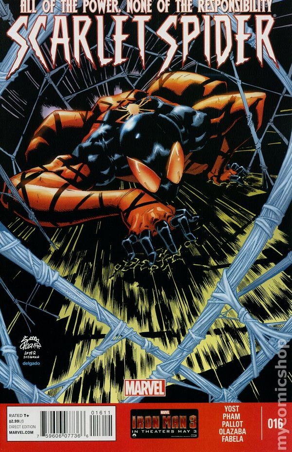 Scarlet Spider #16A VF 2013 immagine stock