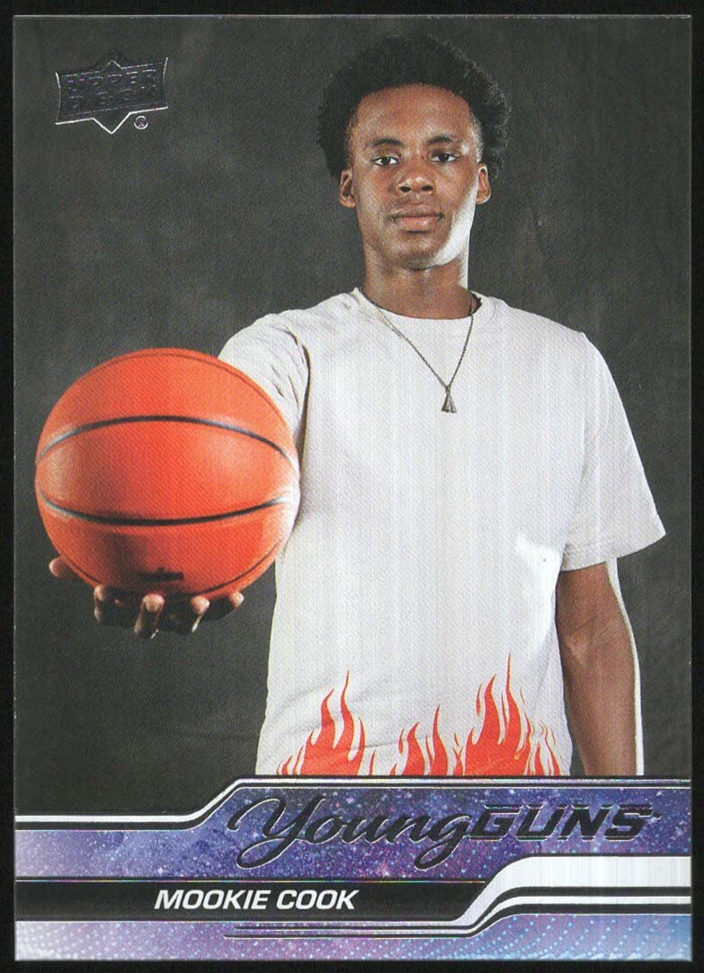 2024 UD Goodwin Champions MOOKIE COOK "YOUNG GUNS" scheda inserto #YG-23