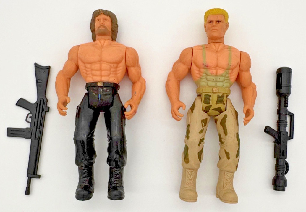 Vintage - 1985 - M Force - Muscolo militare - Zack & Crazy Horse - action figure