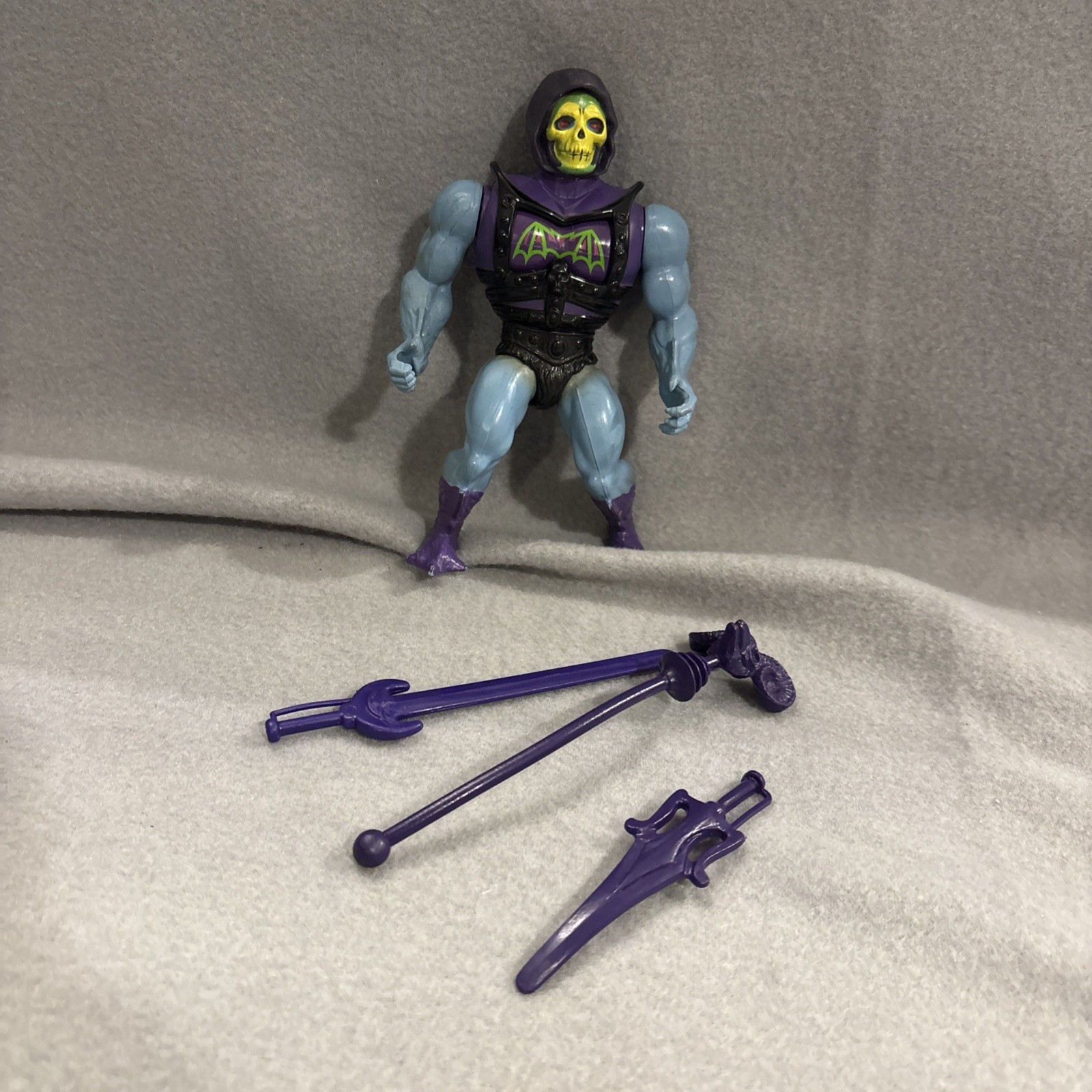 SKELETOR Battle Armor 100% Complete Vintage MOTU Masters Of The Universe Figure