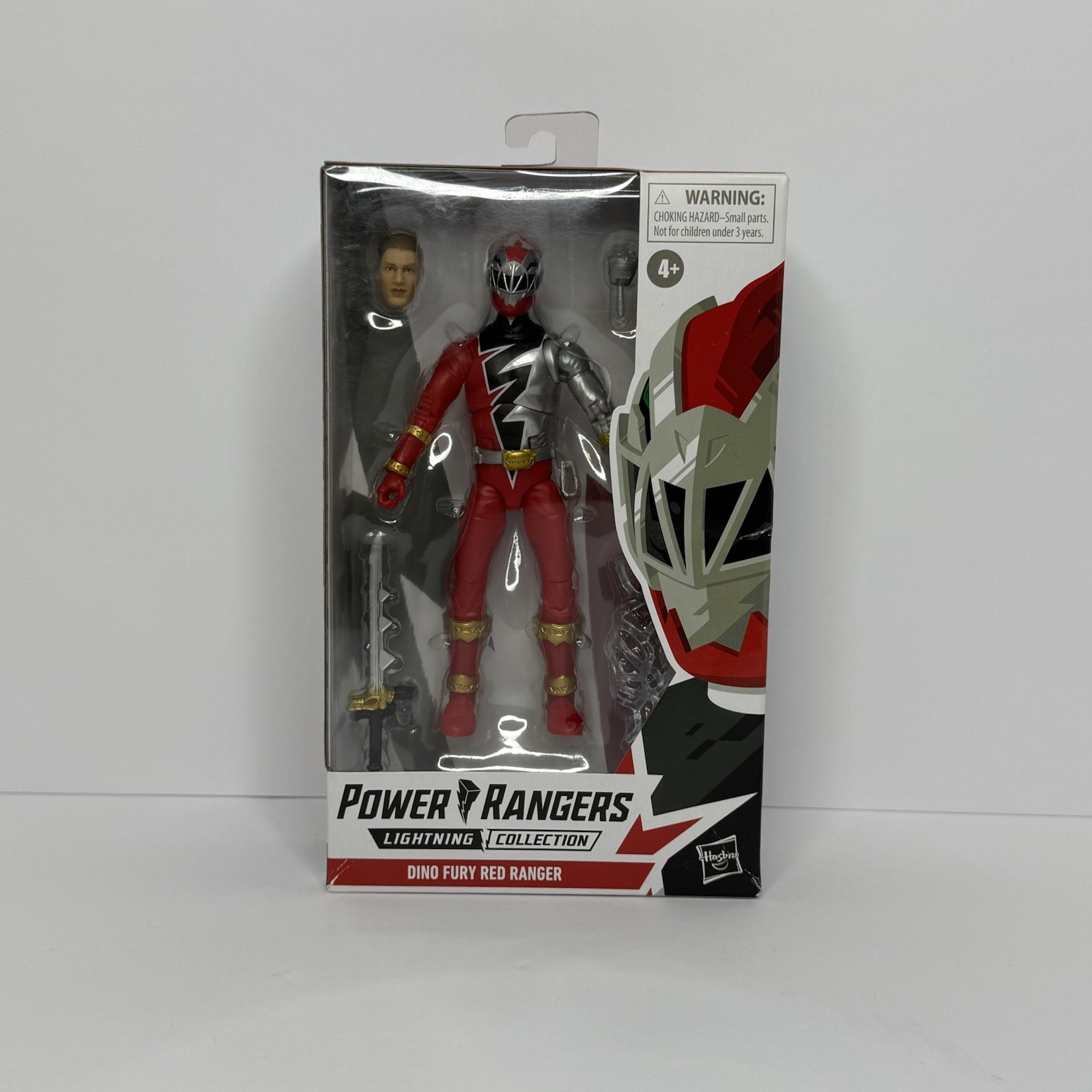 Modellino Power Rangers Lightning Collection Dino Fury Red Ranger 6 pollici nuovo con scatola