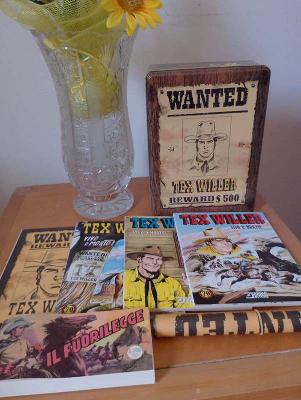 Tex Willer Wanted box Con Poster