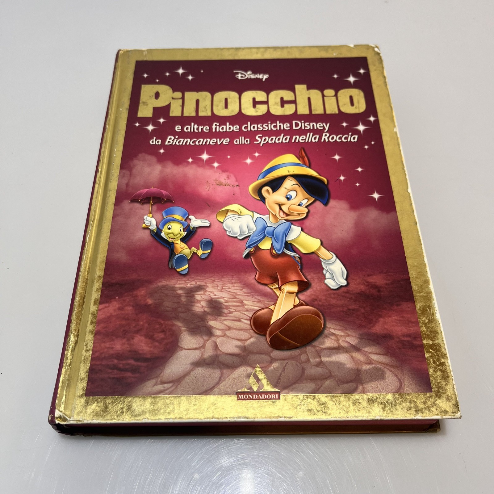 Libro Pinocchio E Altre Fiabe Classiche Disney Mondadori Illustrato Vintage Raro