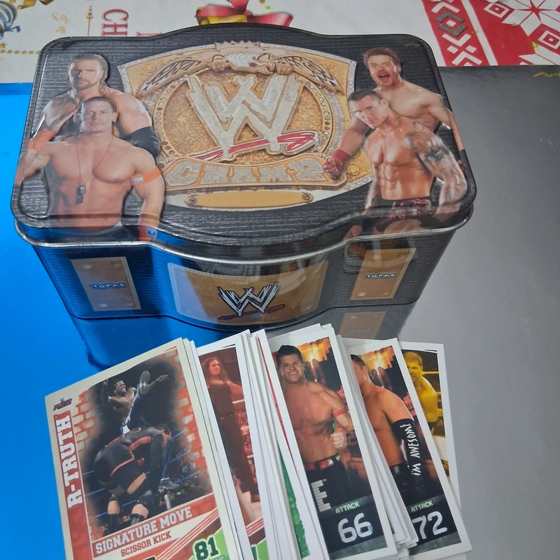 Caixa metalica  champion  topps