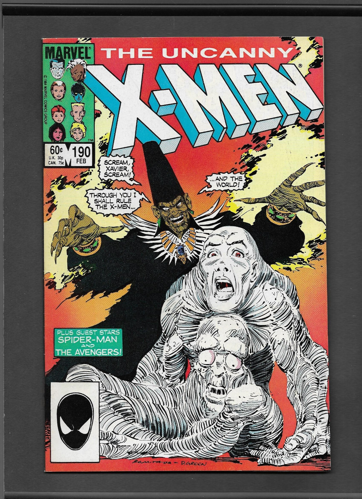 Uncanny X-Men #190 (1981 Series) Very Fine/Near Mint (9.0)