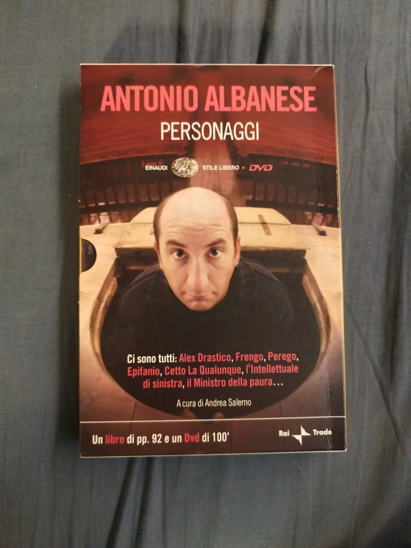 Antonio Albanese "Personaggi" Cofanetto con libro e DVD