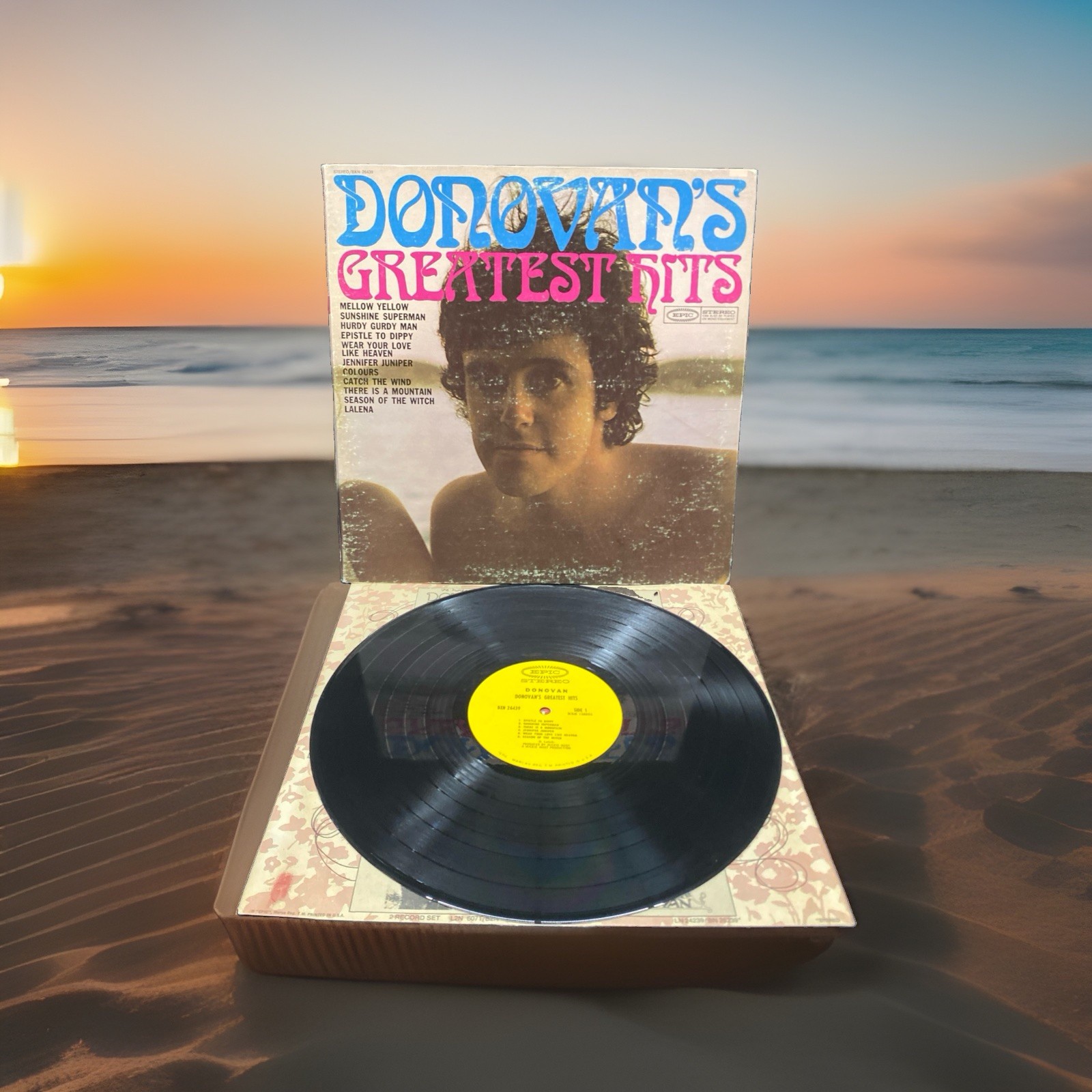 Donovan Donovan's Greatest Hits 1969 OG Epic BXN 26439 Mellow Yellow VG VG+
