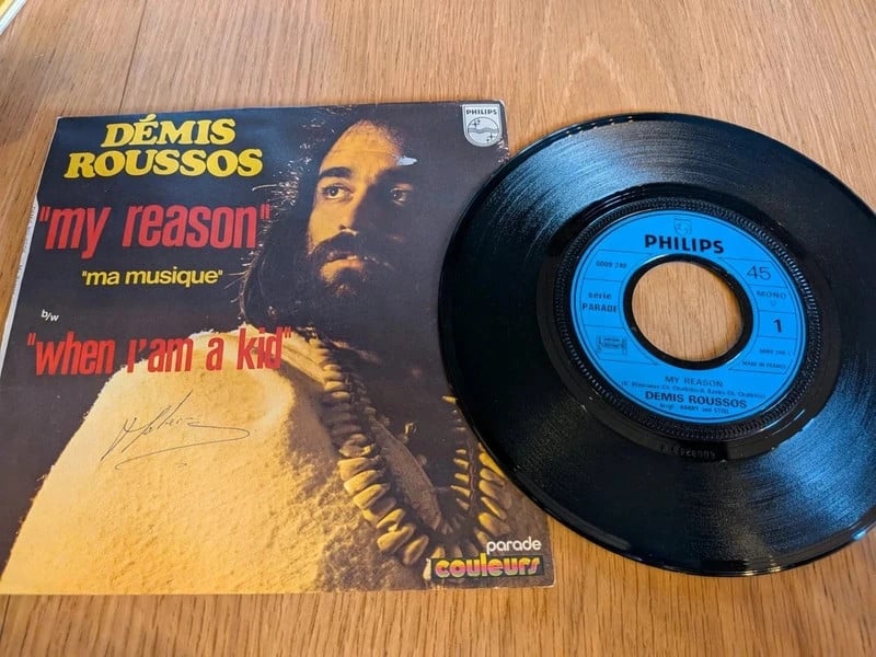 45 tours Démis Roussos : My reason/When i'am a kid