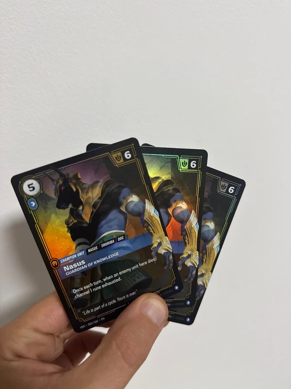 Nasus guardian of knowledge playset vendetta riftbound
