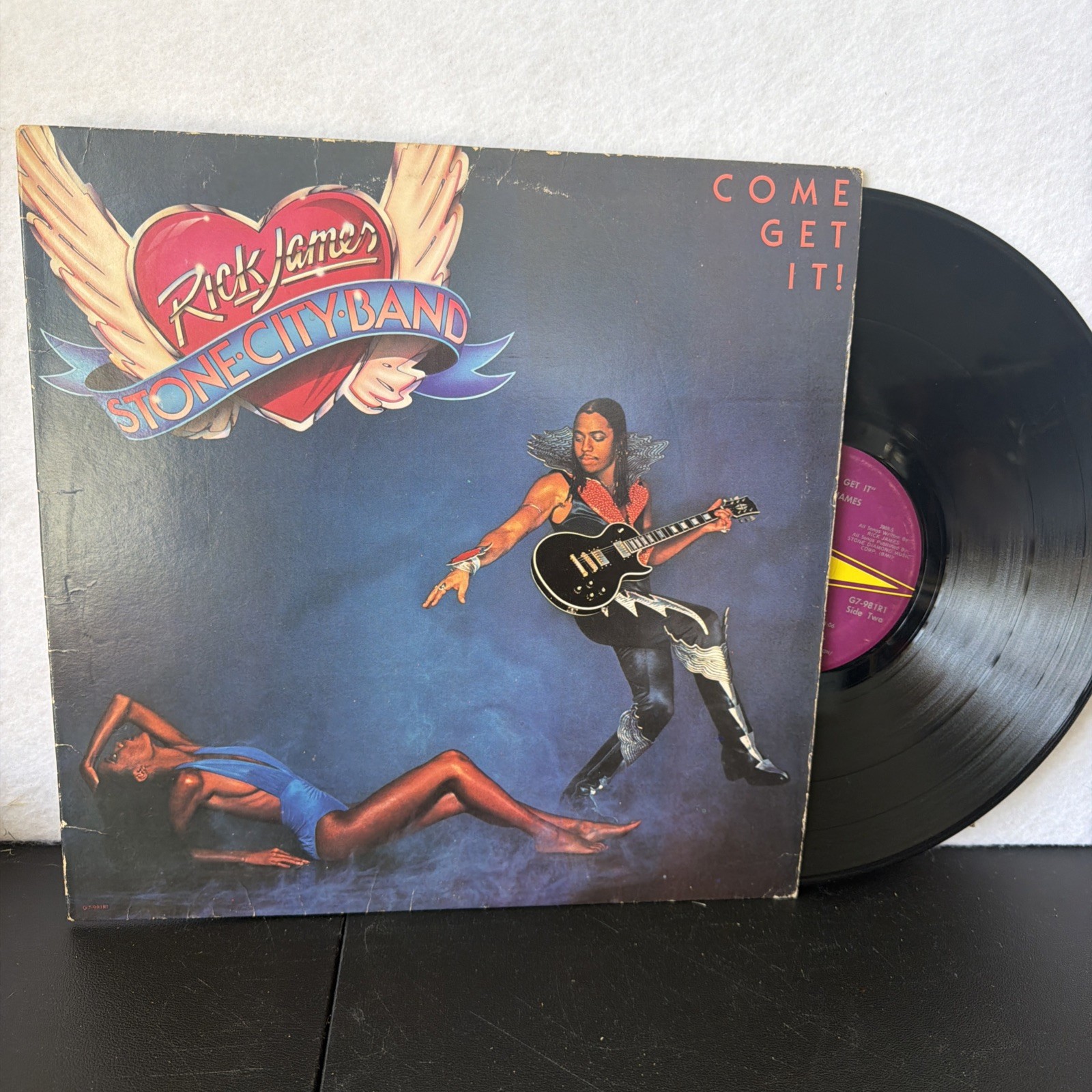 RICK JAMES / STONE CITY BAND / COME GET IT 1978 LP G7 981R1 VG