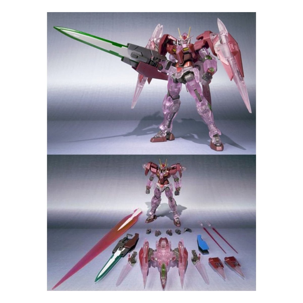 Robot Spirits Side Ms Tamashii Web Edizione Limitata 00 Gundam Trans-Am Raiser Fig