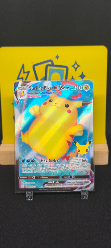 Surfing Pikachu VMAX 009/025 Gran Festa 25th Anniversary ENG Pokémon
