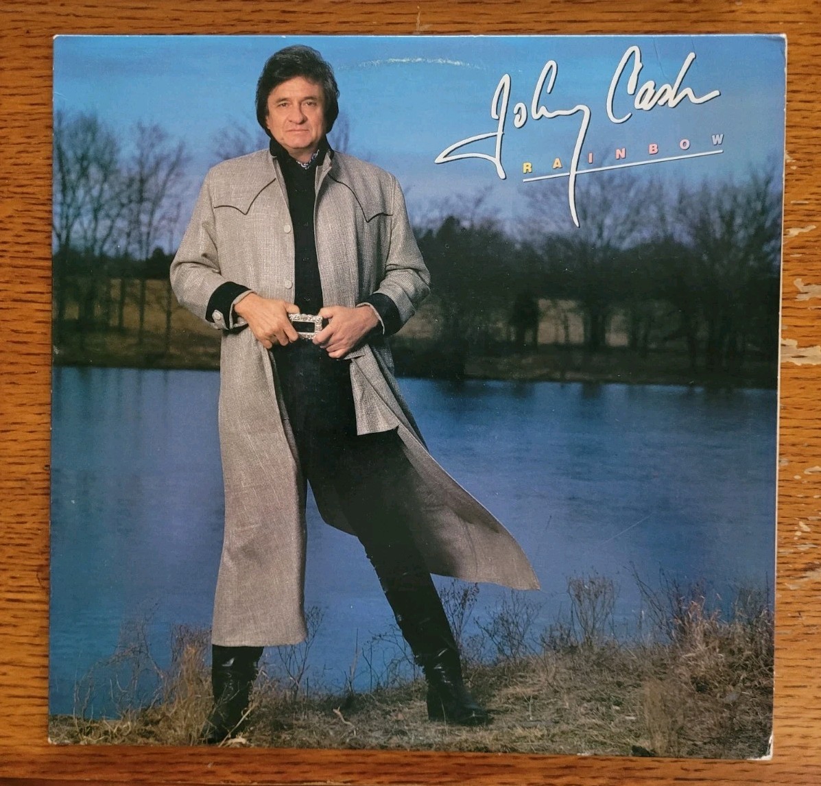 Johnny Cash PROMO Rainbow 1985 LP VG+/VG+ GOLD STAMP 1st US Press ORIGINAL