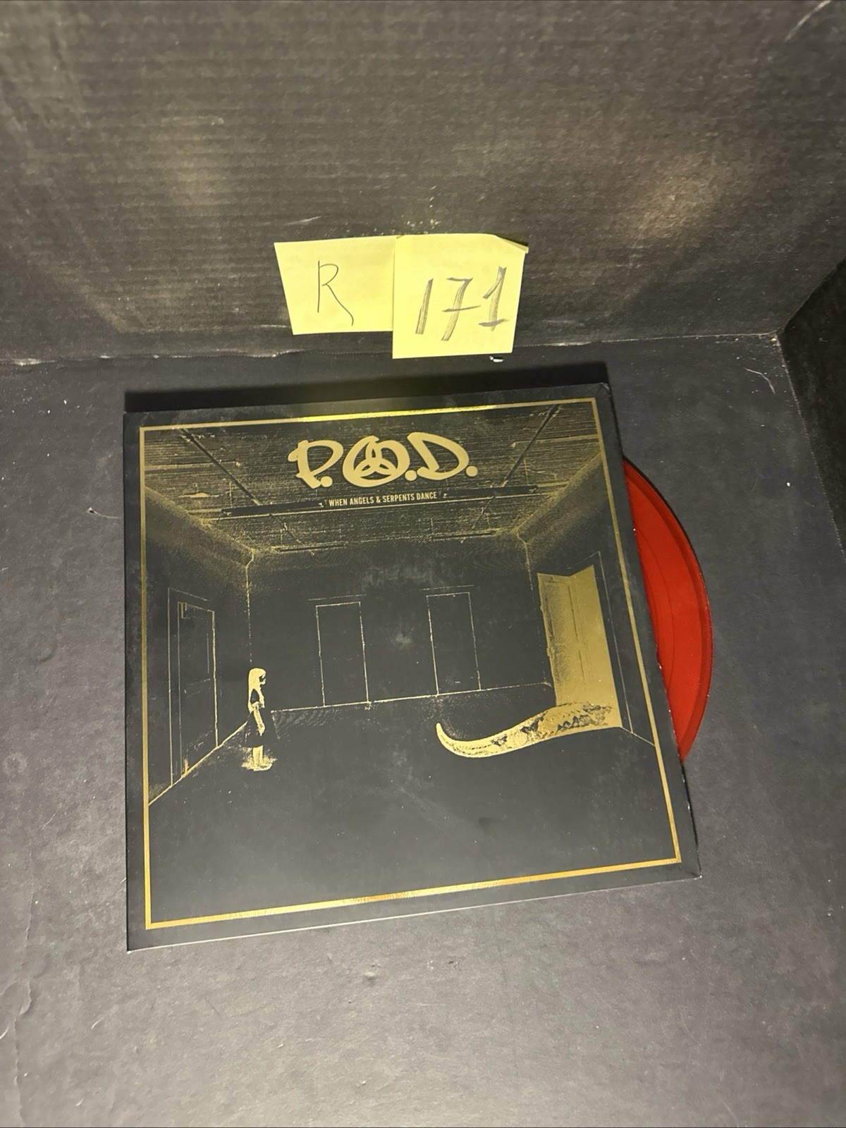 P.O.D. When Angels and Serpents Dance Transparent Red Vinyl 2 LP Mascot #V4