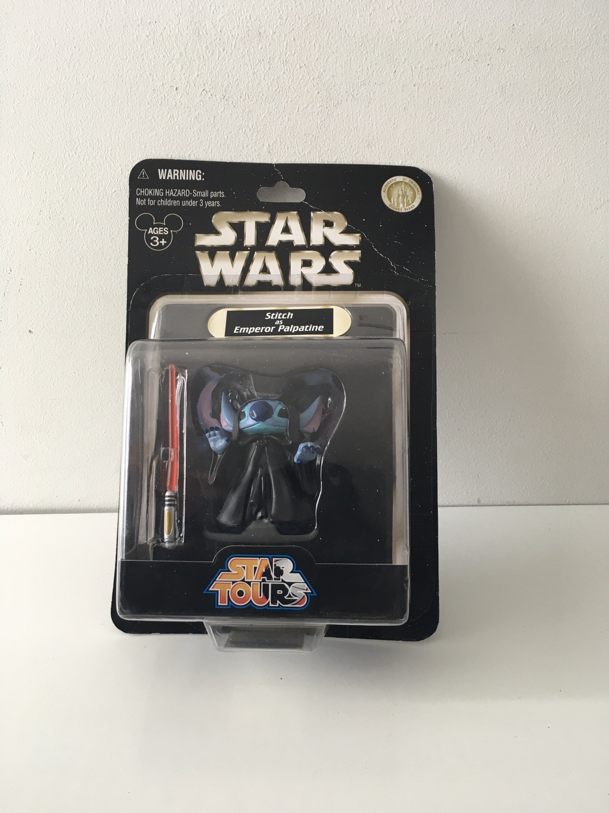 Disney Parks Star Wars Tours - Stich As Emperor Palatine Figure - New Sealed 