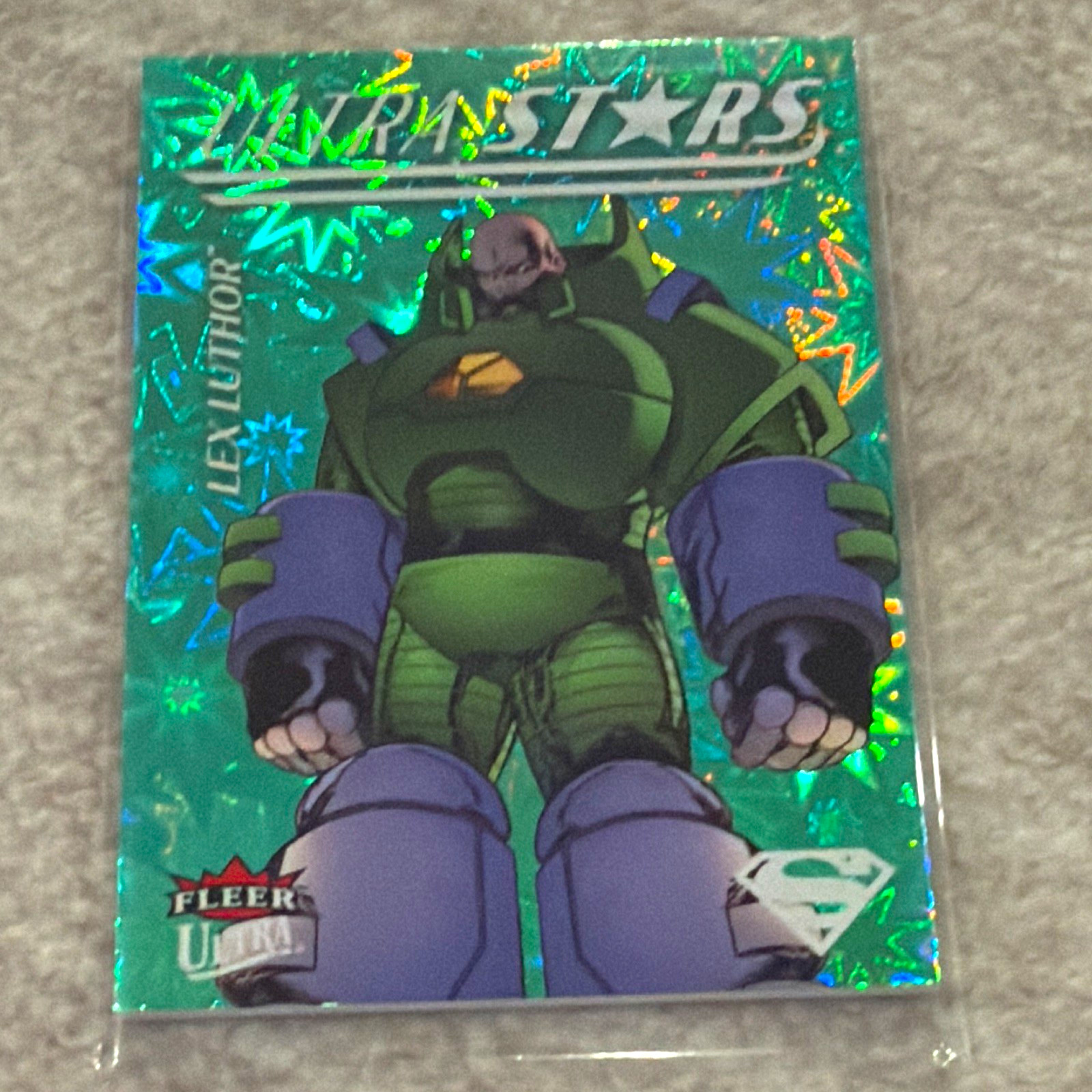Fleer Ultra 2013 Superman Ultra Stars Green Lex Luthor US-19 Insert Card