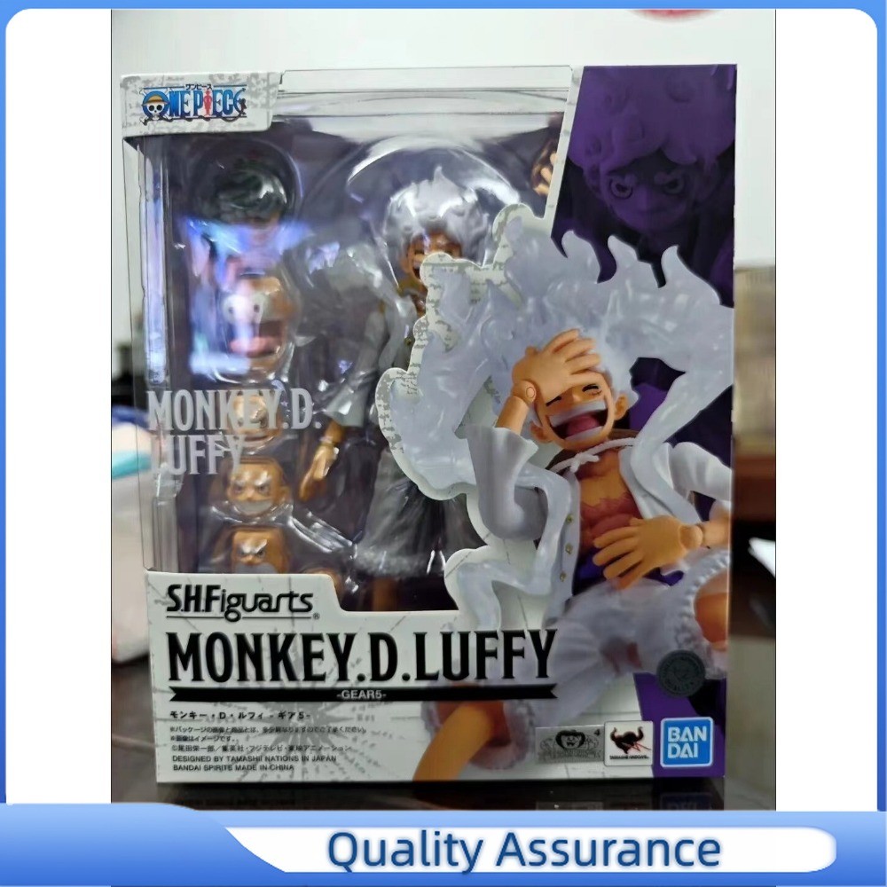 1PCS Bandai S.H.Figuarts One Piece Action Figure Monkey D. Rufy Nika Gear5 Luf