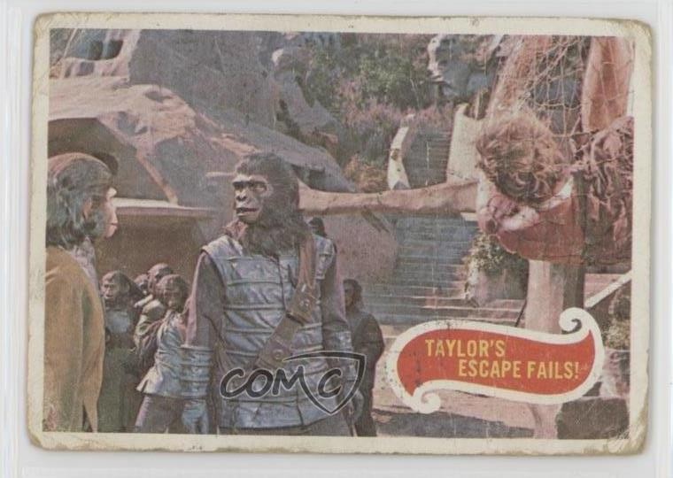 1969 Topps Planet of the Apes Taylor's Escape Fails! #27 00gy