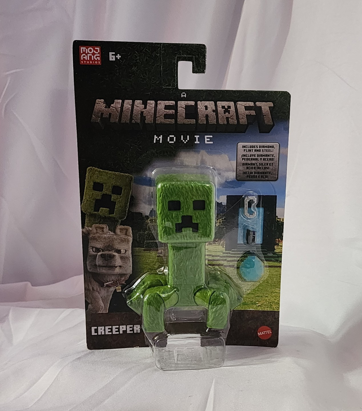 Mattel Minecraft A Minecraft Movie Creeper Action Figure Boxed w/ Accessory 6+
